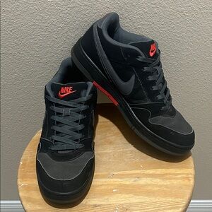 Nike Air Prestige III Black/ Dark Grey Bright Crimson. 386114-096.
